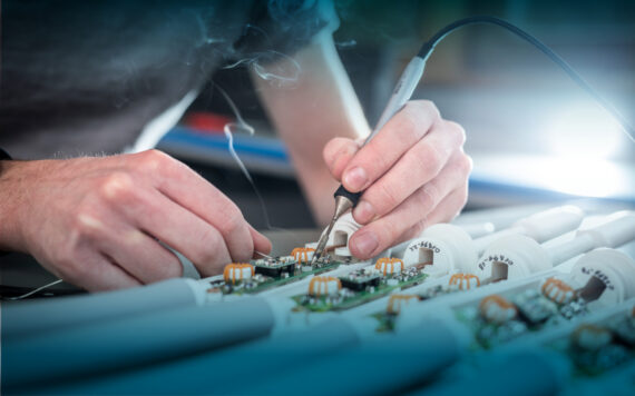 Coil soldering